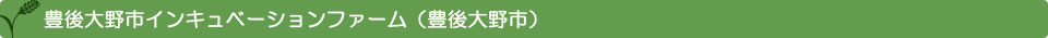 豊後大野市インキュベーションファーム（豊後大野市）